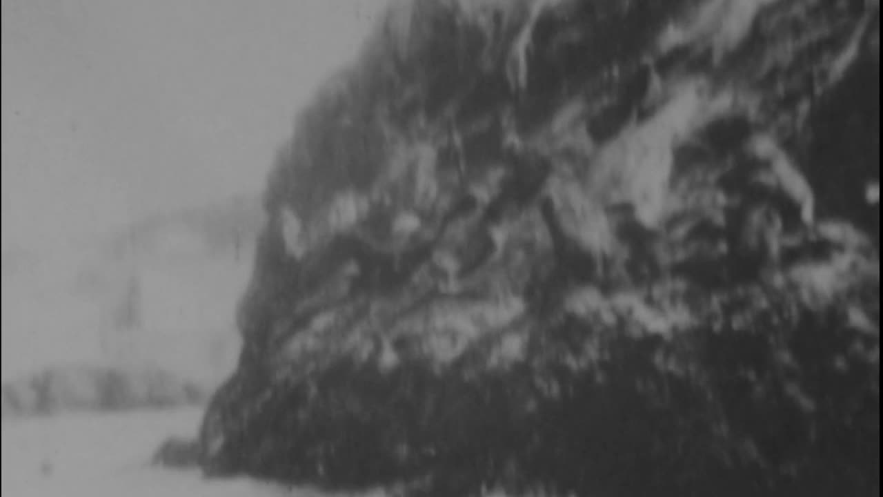 The Famous Seal Rocks At Golden Gate Park (1897 Original Black & White Film)