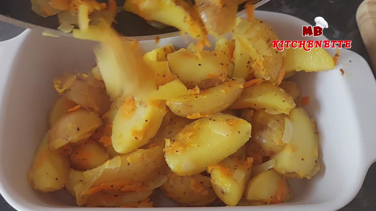 Potatoes with onions are tastier than meat They are so delicious! ASMR recipes!