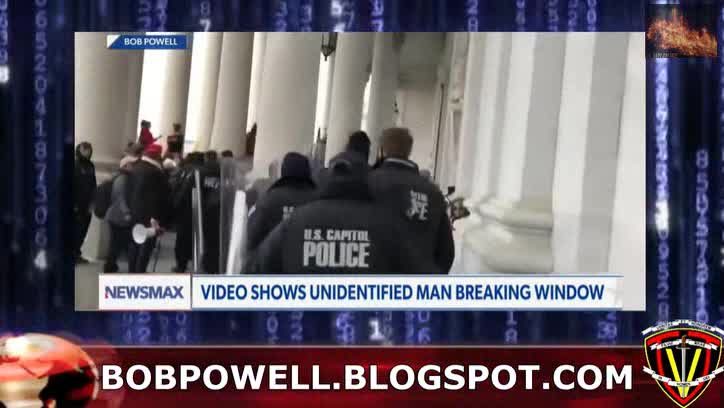 J6 Federal Agent Smashing Window 2