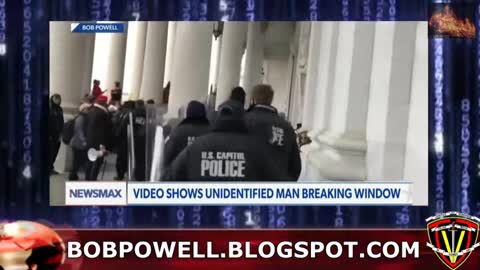 J6 Federal Agent Smashing Window 2