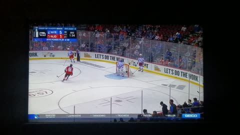 East 1st Round Game 2 - NYR vs NJ - Rangers Win 5-1