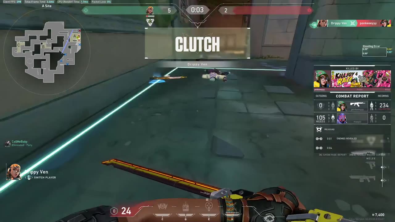 Valorant Raze Awesome Moment