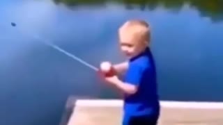 very funny distracted fisherman