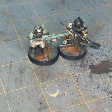 How to paint boarding action mini bases for arks of omen!
