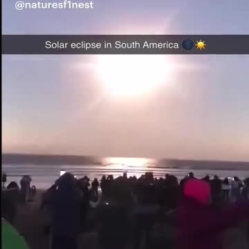 Solar eclipse South America