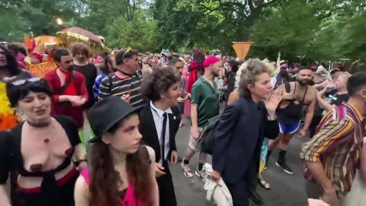 NYC Drag Marchers Chant ‘We’re Coming For Your Children’