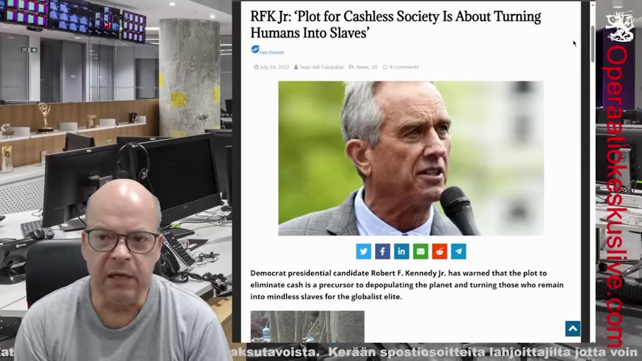 Kennedy jr - keskuspankkien digivaluutta ja orjuus