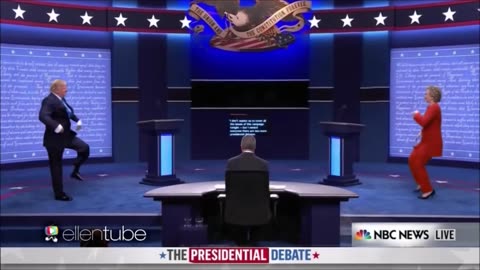 Dancing debate -Hillary va Trump