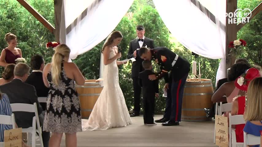 Bride Reads Vows for Stepson