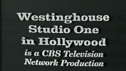 WESTINGHOUSE STUDIO ONE - Last Summer 1958