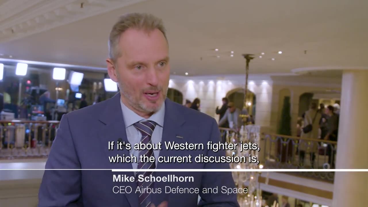 Airbus Defence & Space CEO, Mike Schoellhorn about the deliver fighter jets to Ukraine