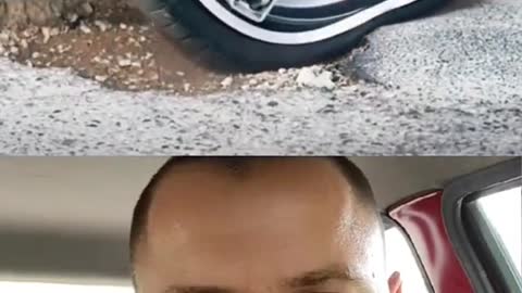 Changes of tires when driving over the pit