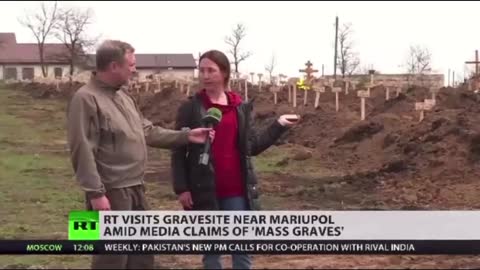 Ukrainian newest false flag of "mass graves" promoted by the Guardian