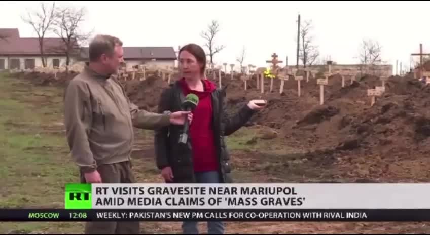 Ukrainian newest false flag of "mass graves" promoted by the Guardian