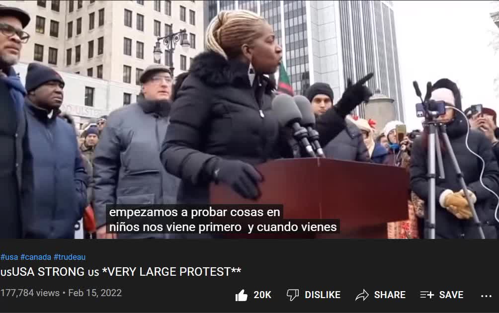 us USA STRONG us - A VERY LARGE PROTEST