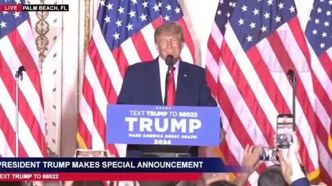 Trump announces he will run for president again