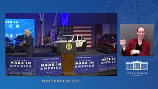 President Biden Delivers Remarks Highlighting the Electric Vehicle Manufacturing Boom in America