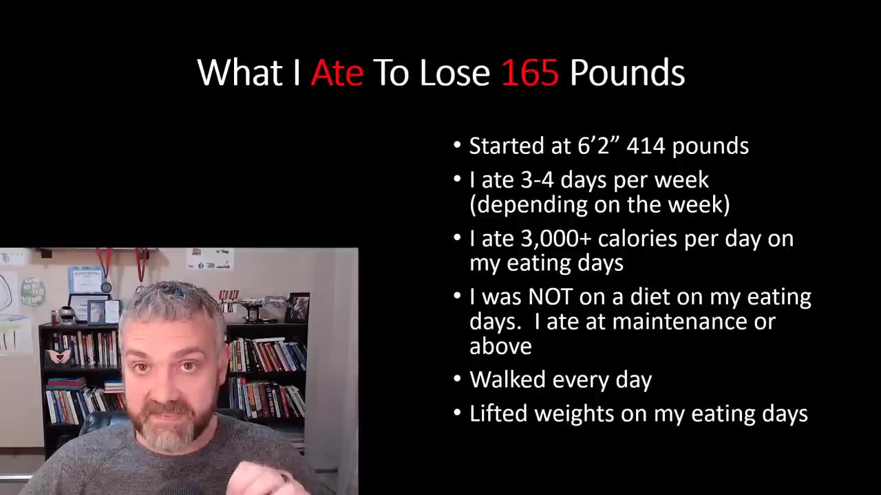 What I Ate To lose 165 pounds