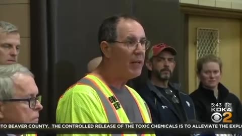 Local news in Ohio is telling residents that “the water is safe”.