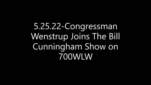 Wenstrup Joins The Bill Cunningham Show To Discuss The Tragic School Shooting in Texas