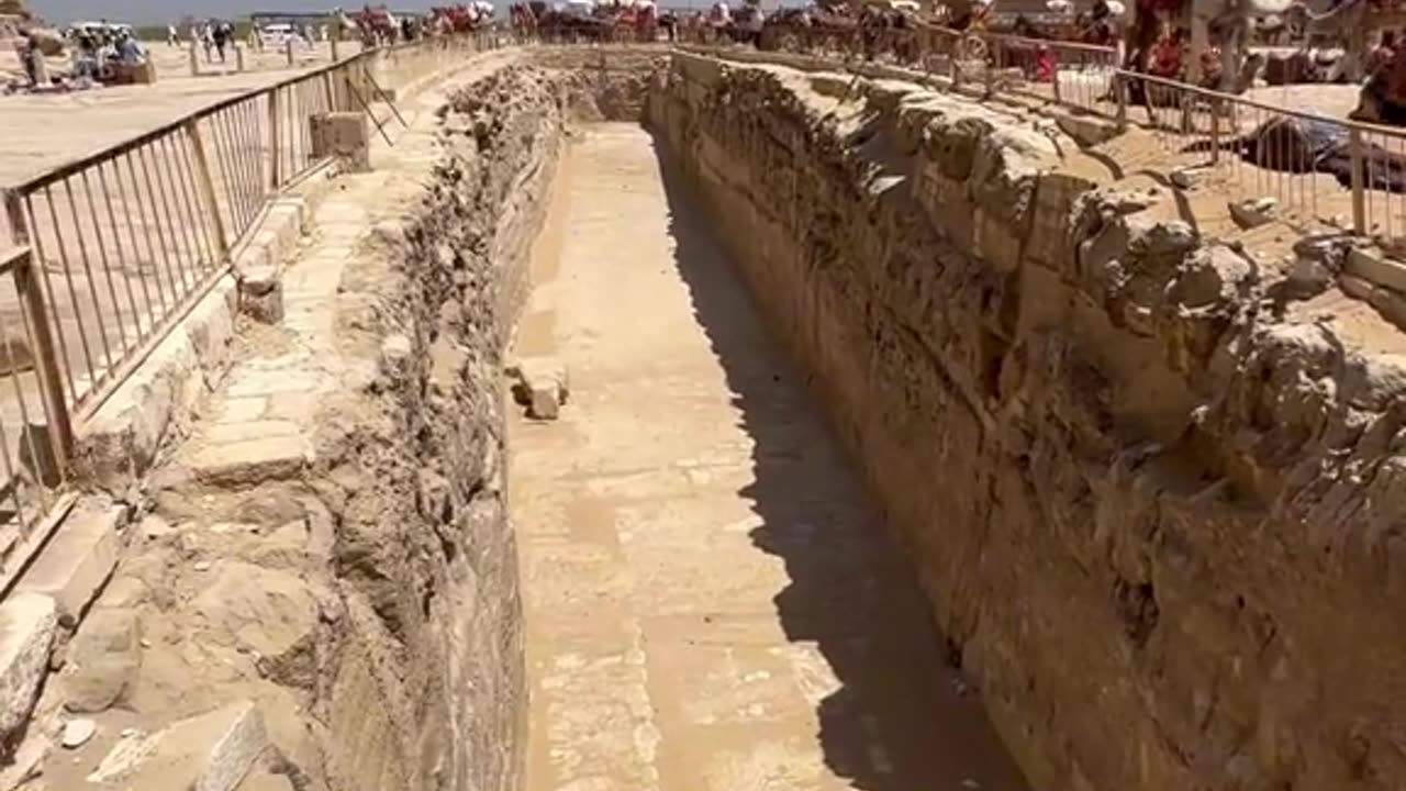 Massive Pit Behind The Great Pyramid