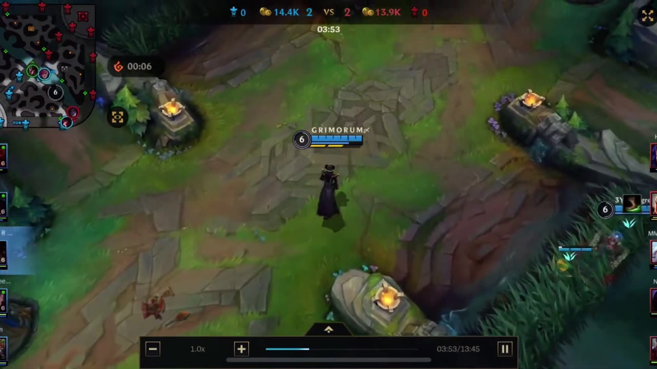 500ms MVP _ Challenger Twisted Fate GAMEPLAY _ GRIMORUM
