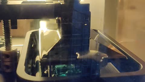 Timelapse of Resin 3D Printer