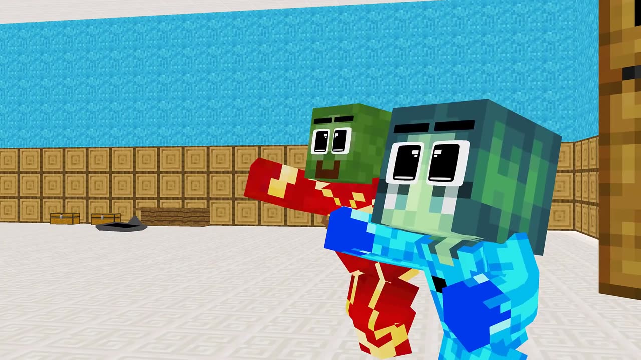 Monster School Family Superhero and Baby Zombie - Sad Story - Minecraft Animation