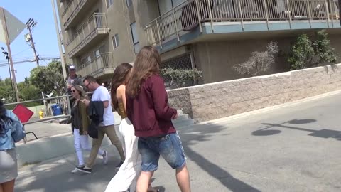 3. Josiah Approaches Mother and Daughter Walking - The Attractive Man
