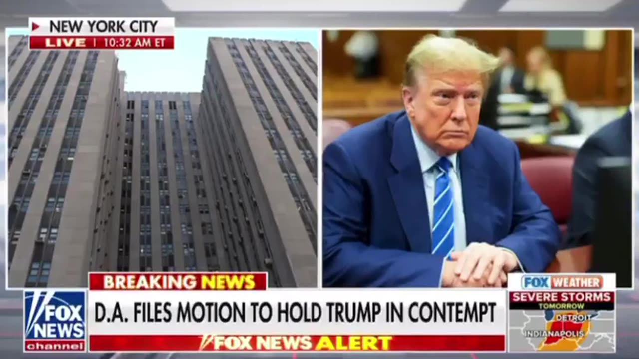 Radical Liberal DA Attempts To Hold Trump In Contempt