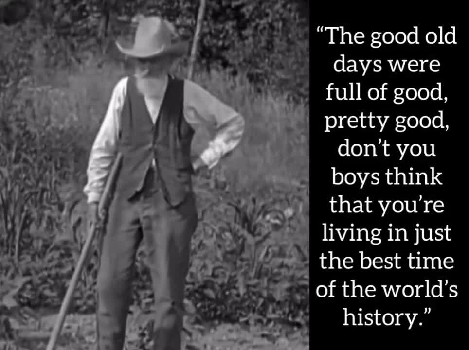 Farmer born in 1842 talks about life