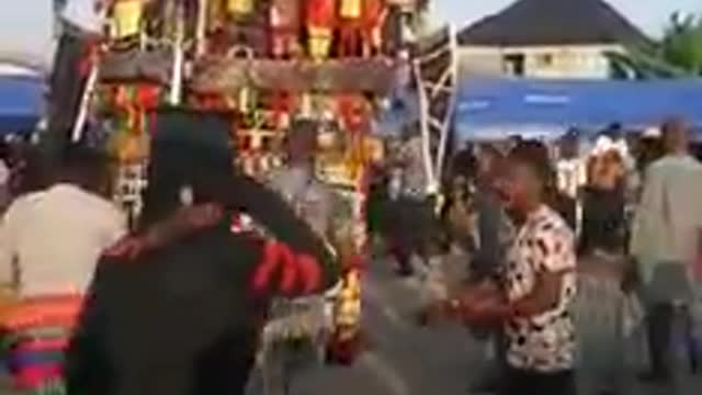 The biggest masquerade in Africa