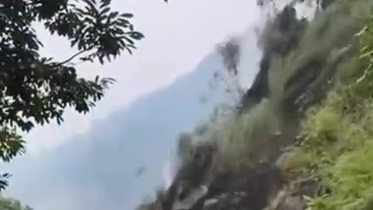 Terrible Horrific landslide