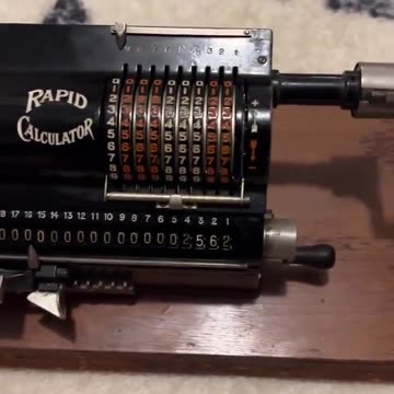 Multiplication on a 120-Year-Old Calculator