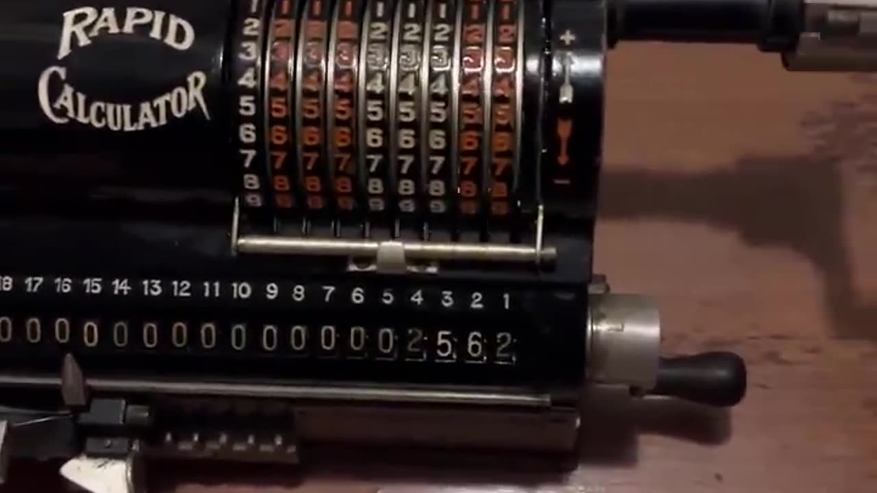 Multiplication on a 120-Year-Old Calculator