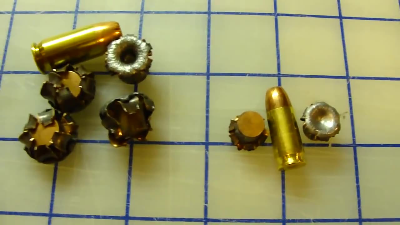 9mm vs 45 Remimgton UMC JHP Ballistic Gel Test