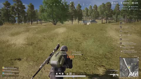 Turning an ambush into a counter ambush in PUBG