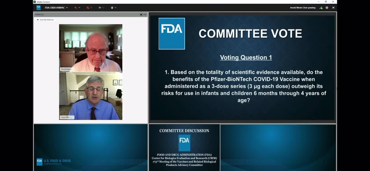 FDA votes to approve the EUA for the Pfizer for infants and kids aged 6 months through 4 years