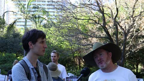 October Freedom Day Rally Brisbane | Aaron Clarke