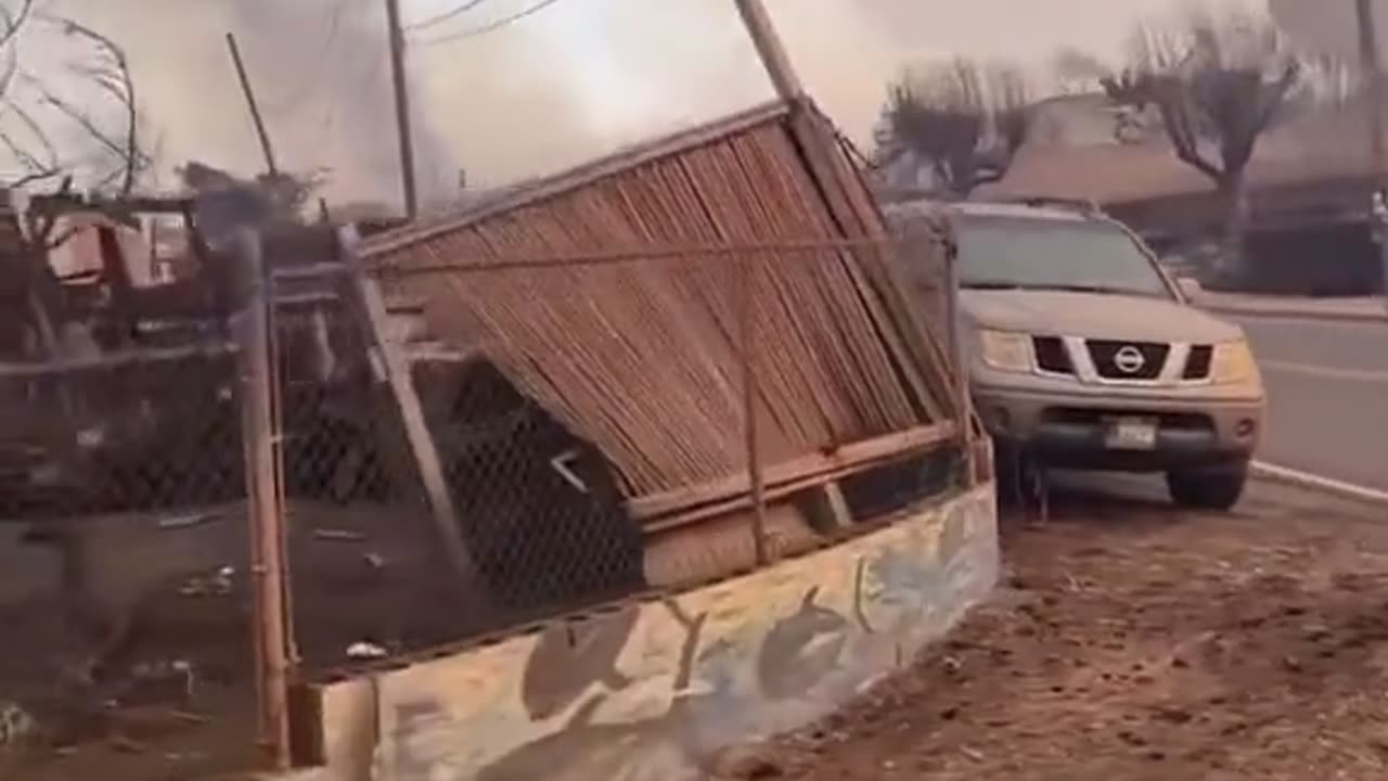 Looks like a bomb went off in Maui.