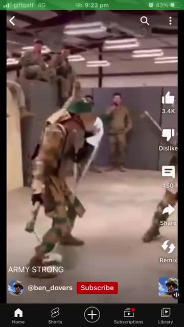 Military playing knights