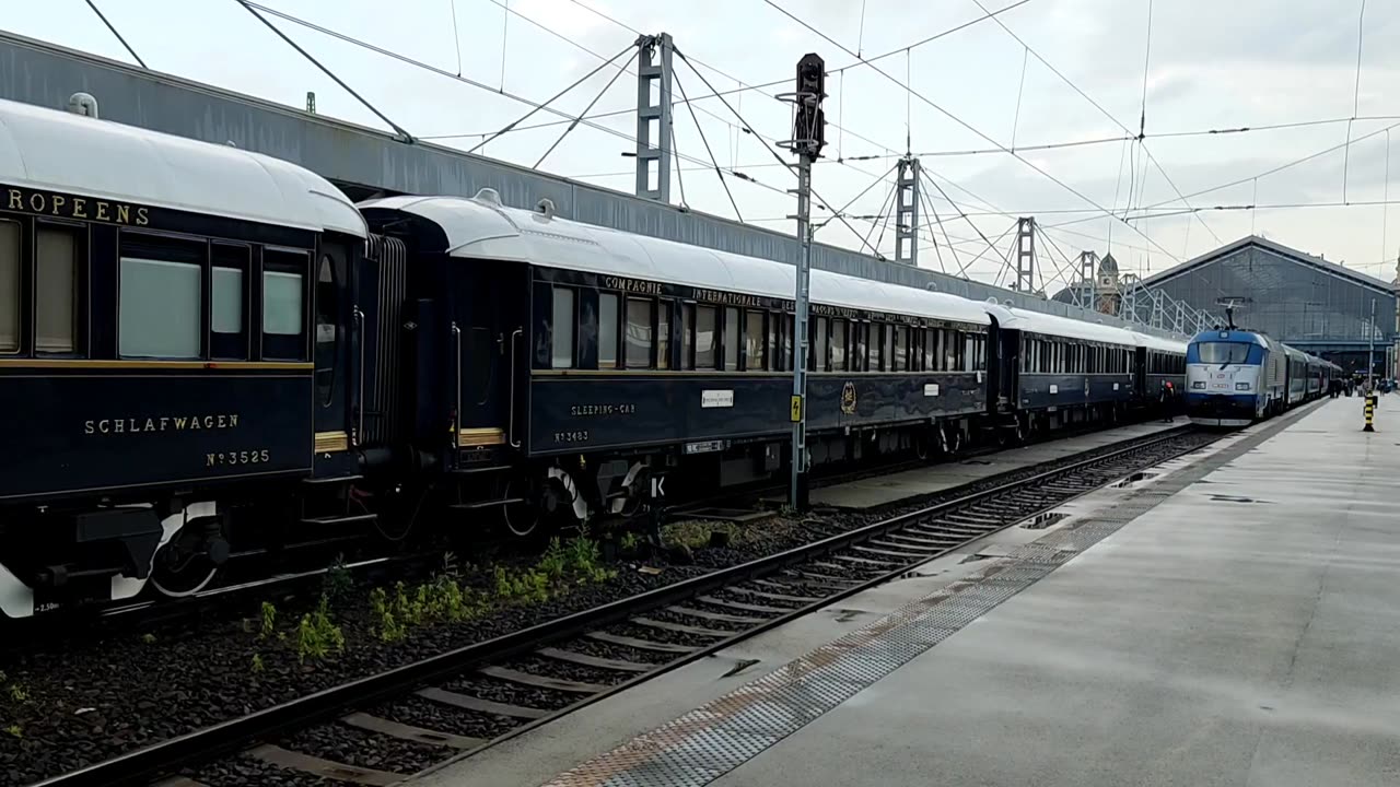 Orient Express na Dworcu Budapest Nyugati