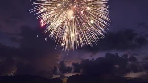 The beauty of fireworks only lasts for a moment