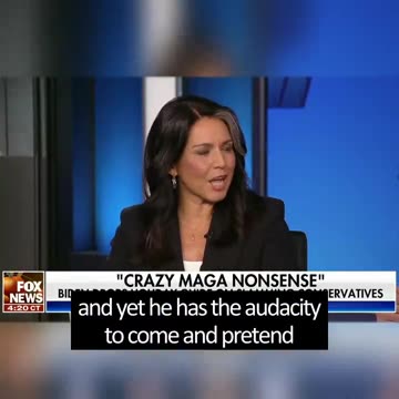 Tulsi Gabbard Drops Verbal Nukes on Bribery Biden and His 'Unity'