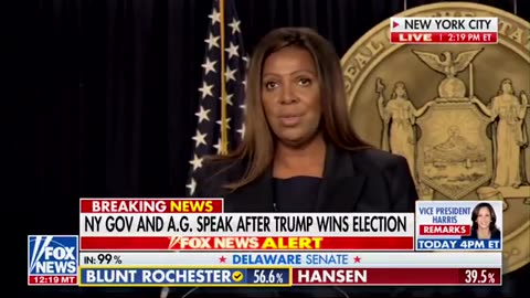 NY AG Letitia James Vows To 'Fight Back' In Unhinged Press Conference