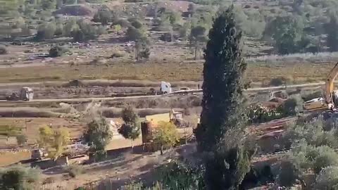 Footage shows Israeli bulldozers demolishing a Palestinian home