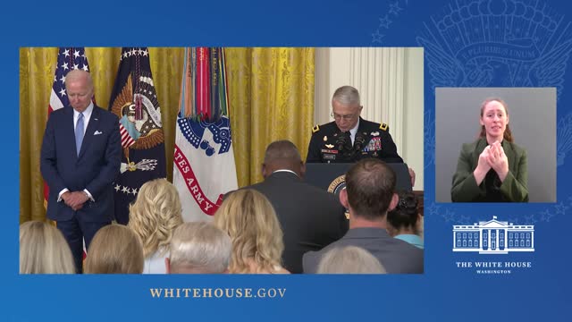 President Biden Awards the Medal of Honor to Four U.S. Army Soldiers who Fought in the Vietnam War