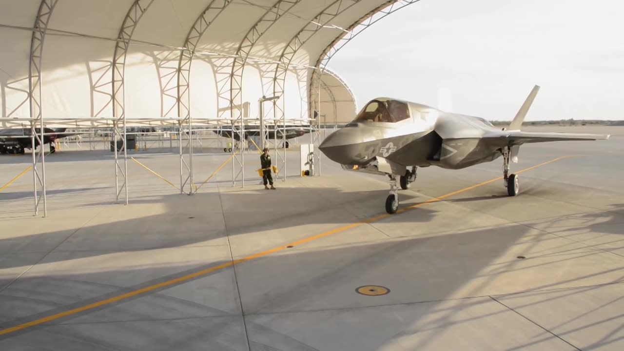 F-35B in action