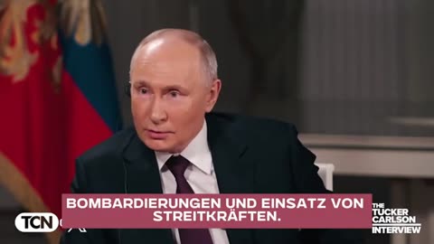 Tucker Carlson. Interview with President Putin. Untertitel in Deutsch