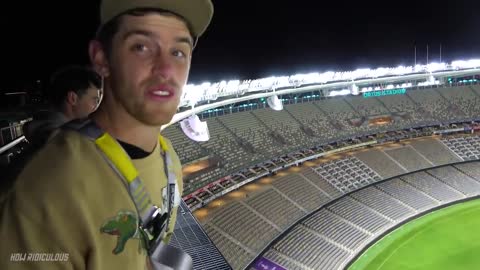 Can The World Record Frisbee Fly The Length Of This Stadium?